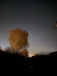 Nacht, Nebel, Sterne, Herbst, Winter